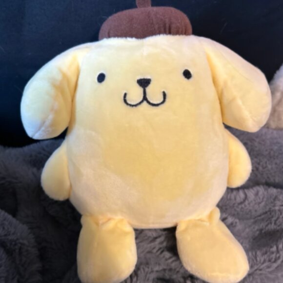 2021 Sanrio Pompompurin Plush 8" Hello Kitty & Friends - Picture 1 of 2